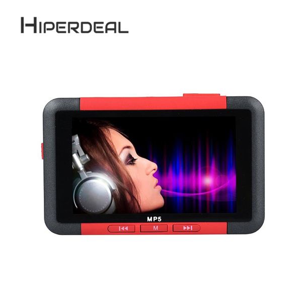 hiperdeal8gb slim mp3 mp4 mp5 music player with 4.3 inch lcd screen fm radio video movie p fm radio voice recorder sep19 hw