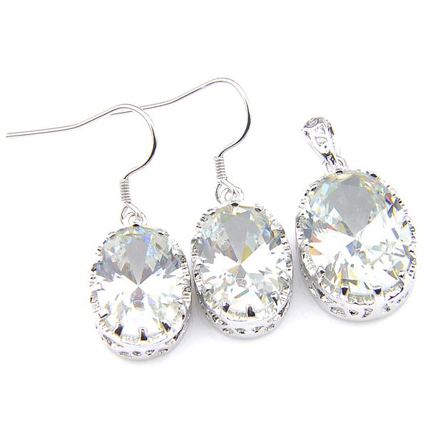 luckyshine europe jewelry ellipse white z 925 silver for women's earrings pendants necklace jewelry sets hypoallergenic
luckyshine europe jewelry ellipse white z 925 silver for women's earrings pendants necklace jewelry sets hypoallergenic