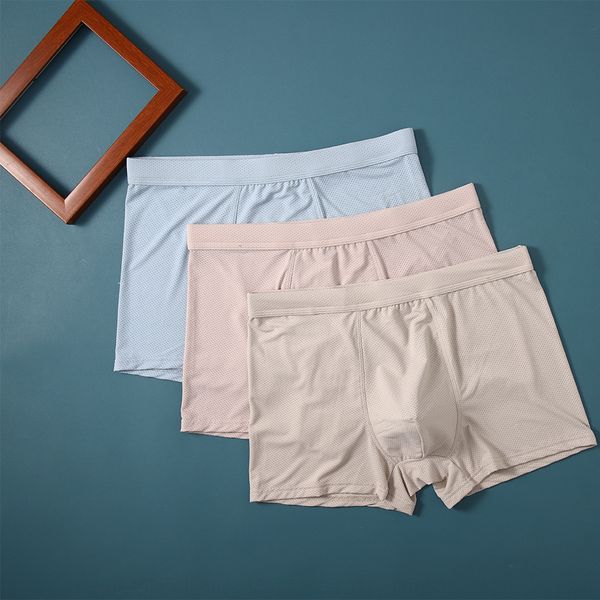 ice underwear cloth mesh cloth silk men's underwear solid color breathable mesh antibacterial men's boxer pants, Black;white
ice underwear cloth mesh cloth silk men's underwear solid color breathable mesh antibacterial men's boxer pants, Black;white