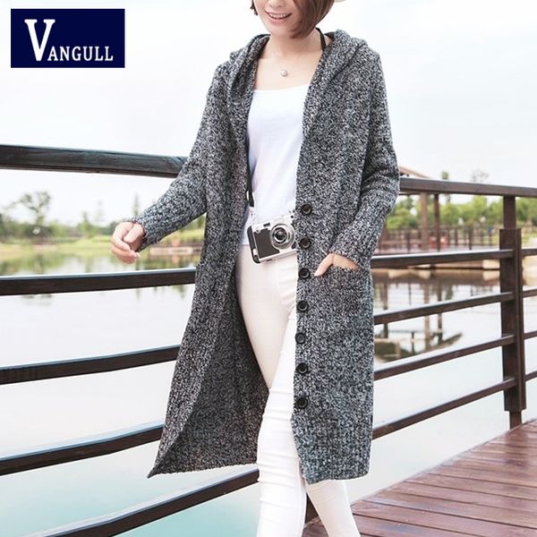 vangull knitted women sweaters female hooded long sleeve fashion cardigans 2019 autumn new single breasted casual long sweaters, White
vangull knitted women sweaters female hooded long sleeve fashion cardigans 2019 autumn new single breasted casual long sweaters, White