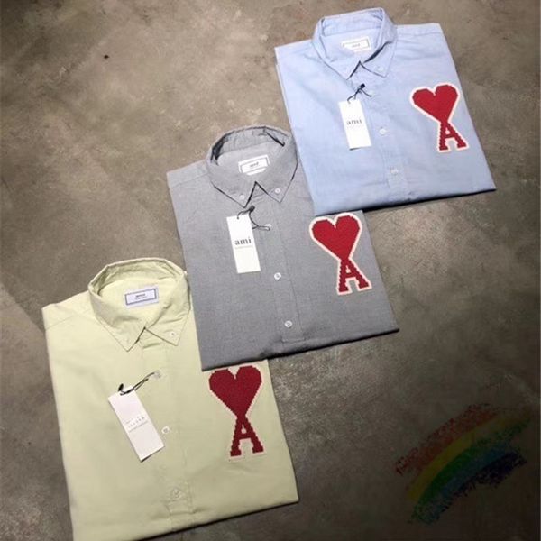 2020ss ami shirt men women fashion tees ami shirts, White;black
2020ss ami shirt men women fashion tees ami shirts, White;black