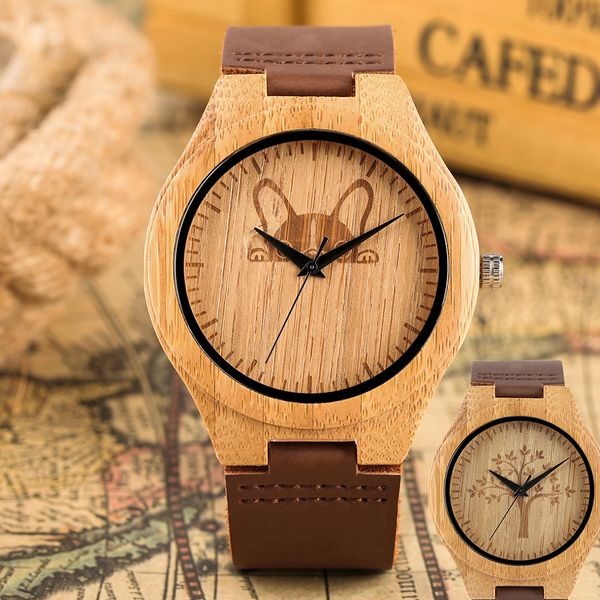natural maple quartz wood watch for men energetic tree/dog pattern wooden watch with leather band for women unique no digital, Slivery;brown
natural maple quartz wood watch for men energetic tree/dog pattern wooden watch with leather band for women unique no digital, Slivery;brown