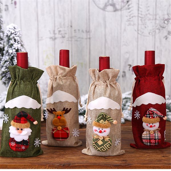 2020 christmas table decor dinner party red wine christmas santa bottle cover bag sets bottle decor for new year xmas a30930
2020 christmas table decor dinner party red wine christmas santa bottle cover bag sets bottle decor for new year xmas a30930