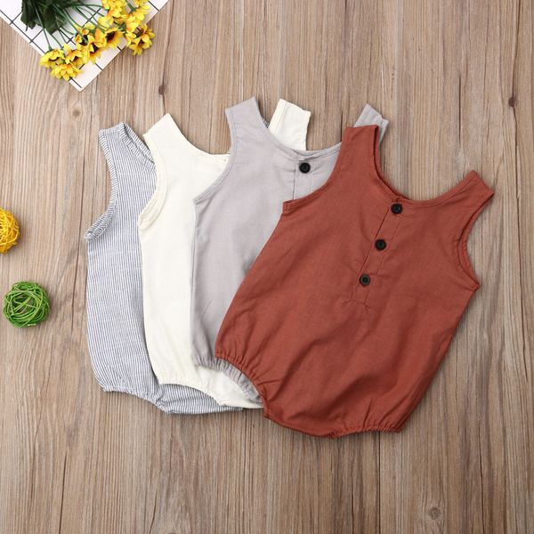 newborn baby girl boy sleeveless clothes cotton&linen romper sleeveless outfits baby clothing, Blue
newborn baby girl boy sleeveless clothes cotton&linen romper sleeveless outfits baby clothing, Blue