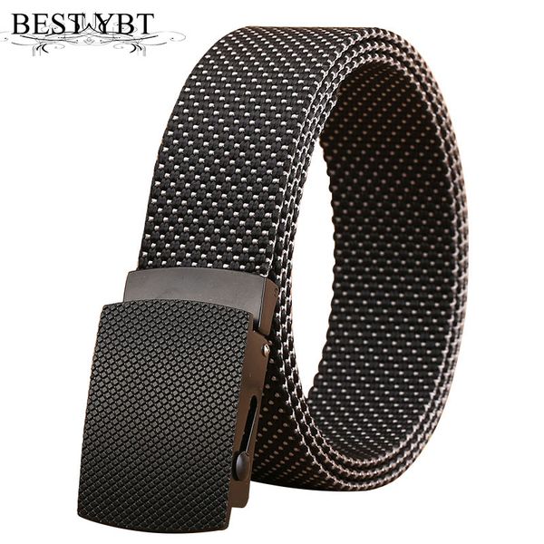 ybt men belt nylon alloy smooth buckle belt outdoor easy and convenient casual men cowboy pants, Black;brown
ybt men belt nylon alloy smooth buckle belt outdoor easy and convenient casual men cowboy pants, Black;brown