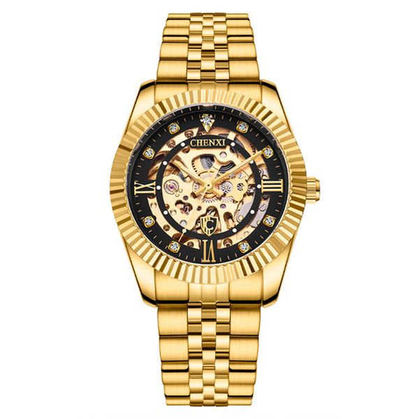 chenxi automatic movement wristwatch 001 luminous pointer male business watch silver gold stainless steel strap gift for men, Slivery;brown
chenxi automatic movement wristwatch 001 luminous pointer male business watch silver gold stainless steel strap gift for men, Slivery;brown
