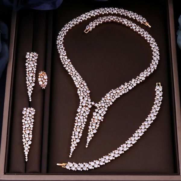 janekelly gold-color luxury sparking brilliant cubic zircon drop earring necklace jewelry sst wedding bridal jewelry sets, Slivery;golden
janekelly gold-color luxury sparking brilliant cubic zircon drop earring necklace jewelry sst wedding bridal jewelry sets, Slivery;golden