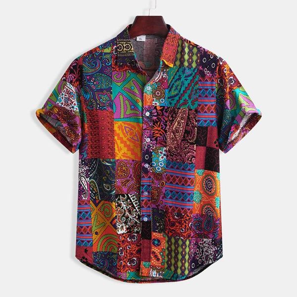 men's casual shirts arrivals slim fit male shirt mens ethnic printed stand collar colorful stripe short sleeve loose henley -5xl bx336, White;black
men's casual shirts arrivals slim fit male shirt mens ethnic printed stand collar colorful stripe short sleeve loose henley -5xl bx336, White;black