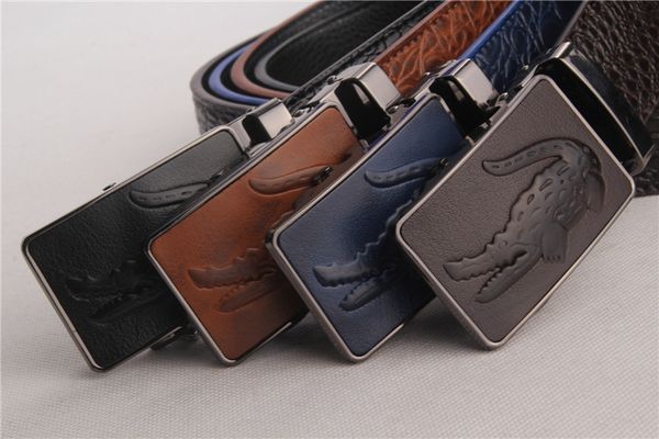 automatic buckle belt for men fashione mbossing waistband metal automatic shaped buckle design women leather girdle new fat extra long belt, Black;brown
automatic buckle belt for men fashione mbossing waistband metal automatic shaped buckle design women leather girdle new fat extra long belt, Black;brown