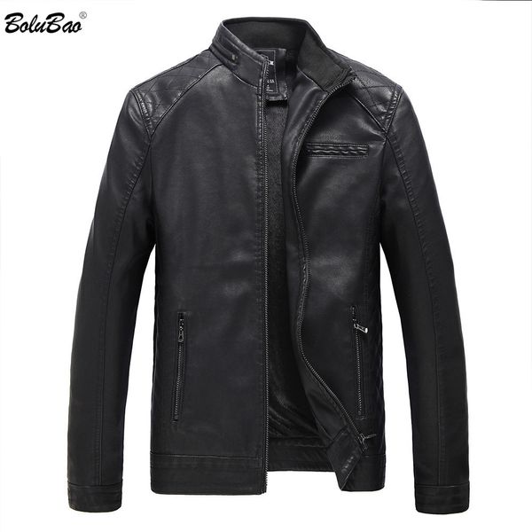 bolubao men winter leather suede jacket casual zipper pu motorcycle thicken fleece lined men jacket male leather jackets coats, Black
bolubao men winter leather suede jacket casual zipper pu motorcycle thicken fleece lined men jacket male leather jackets coats, Black