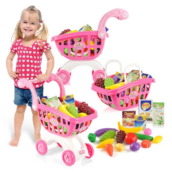 45 pcs set children kids toy role play simulation fruit supermarket shopping cart m09
45 pcs set children kids toy role play simulation fruit supermarket shopping cart m09