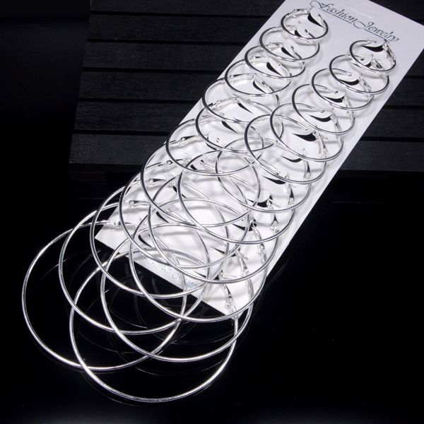 big simple round circle hoop earring set for women 12pairs/set lot fashion jewelry silver gold color, Golden;silver
big simple round circle hoop earring set for women 12pairs/set lot fashion jewelry silver gold color, Golden;silver