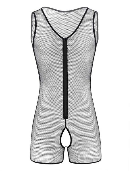 mens see through sheer fishnet lingerie u-neck sleeveless and crotchless front zipper tank leotard bodysuit jumpsuit underwear
mens see through sheer fishnet lingerie u-neck sleeveless and crotchless front zipper tank leotard bodysuit jumpsuit underwear