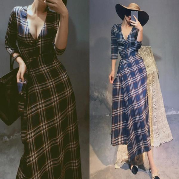 women's retro large plaid dress split wrap party dress women's street avant-garde xl-5xl, White;black
women's retro large plaid dress split wrap party dress women's street avant-garde xl-5xl, White;black