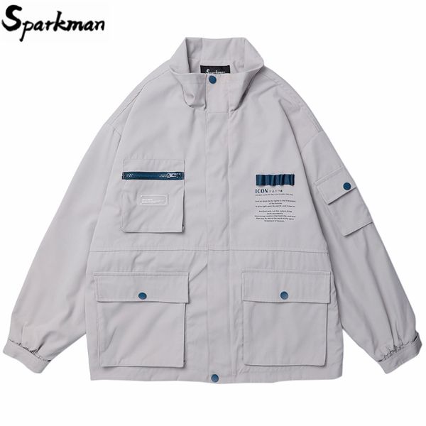 2019 harajuku jacket windbreaker mens hip hop jacket streetwear multi pockets zipper track jackets coat fashion autumn clothing, Black;brown
2019 harajuku jacket windbreaker mens hip hop jacket streetwear multi pockets zipper track jackets coat fashion autumn clothing, Black;brown