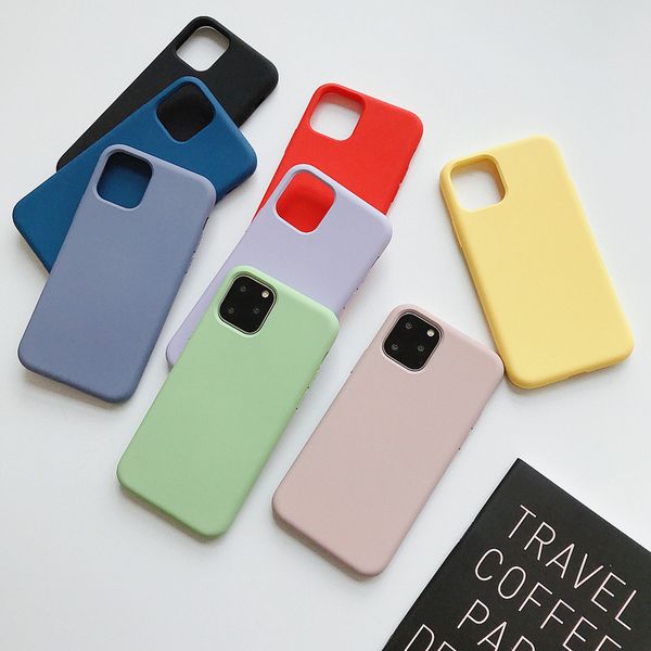 1pcs candy solid color soft silicone phone cases for iphone 14 12 13 11 pro max 7 8 plus 6 6s x xs xr matte simple cute cover liquid 1pcs candy solid color soft silicone phone cases for iphone 14 12 13 11 pro max 7 8 plus 6 6s x xs xr matte simple cute cover liquid