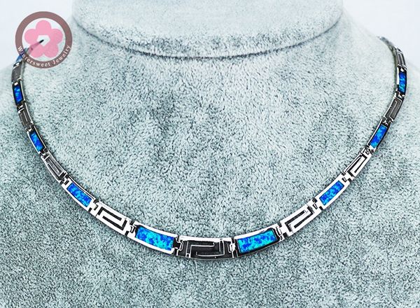 jzn0005 necklace new trendy jewelry blue opal gem silver necklace for women & men fine jewelry special gift for lover
jzn0005 necklace new trendy jewelry blue opal gem silver necklace for women & men fine jewelry special gift for lover
