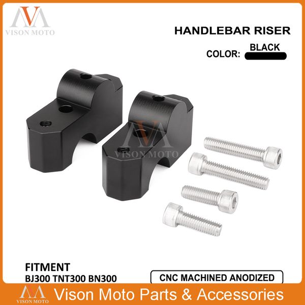

aluminum alloy handlebar height riser handle bar mount clamp for benelli bj300 tnt300 bn300 bj tnt bn 300