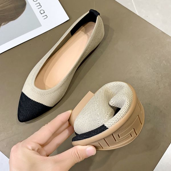 women flats knitted mixed color moccasins breathable cozy maternity shoes brief fashion ladies flats light driving shoes ballet, Black
women flats knitted mixed color moccasins breathable cozy maternity shoes brief fashion ladies flats light driving shoes ballet, Black