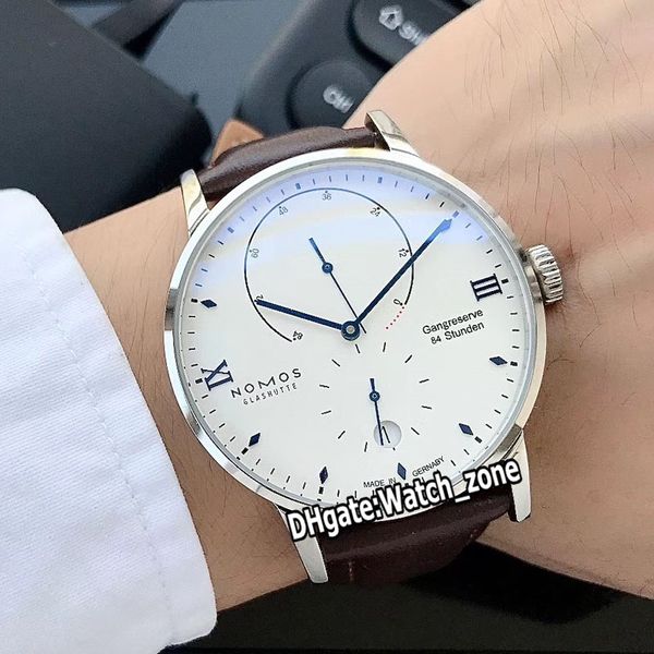 новый nomos glashutte 84 stunden lambda автоматические мужские часы стальной корпус запас хода белый циферблат дата коричневый кожаный ремеш, Slivery;brown
новый nomos glashutte 84 stunden lambda автоматические мужские часы стальной корпус запас хода белый циферблат дата коричневый кожаный ремеш, Slivery;brown