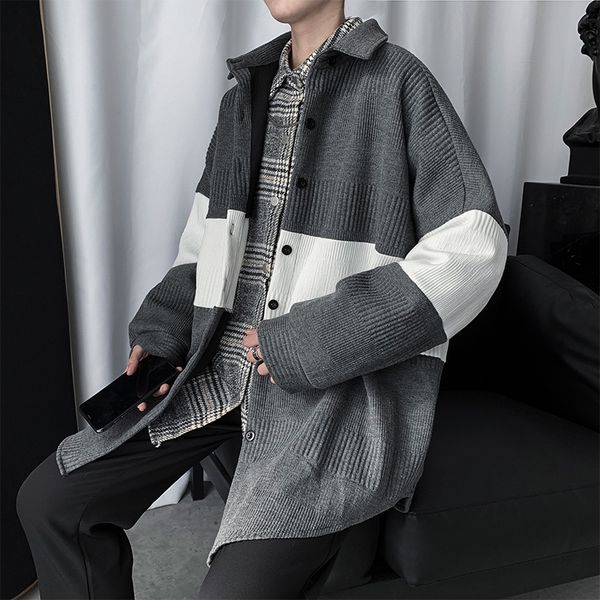 2020 spring and autumn new men's youth popular knitted cardigan fashion casual color matching loose coat black / grey -xl, White;black
2020 spring and autumn new men's youth popular knitted cardigan fashion casual color matching loose coat black / grey -xl, White;black