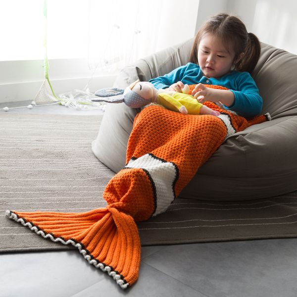 knitted mermaid blanket orange knitting fish tail acrylic crochet blanket mermaid tail throw thread plaid for baby kids
knitted mermaid blanket orange knitting fish tail acrylic crochet blanket mermaid tail throw thread plaid for baby kids