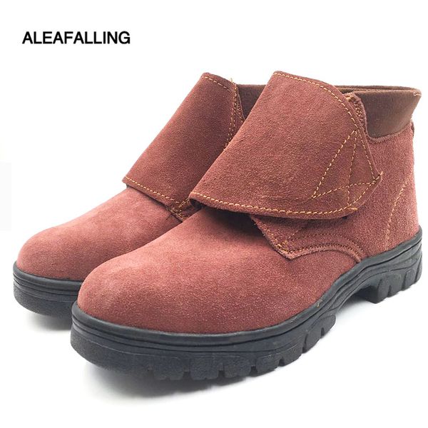 aleafalling anti-smashing puncture water oil proof men's safety boots electric welder labor boots for high press protecting toe, Black
aleafalling anti-smashing puncture water oil proof men's safety boots electric welder labor boots for high press protecting toe, Black