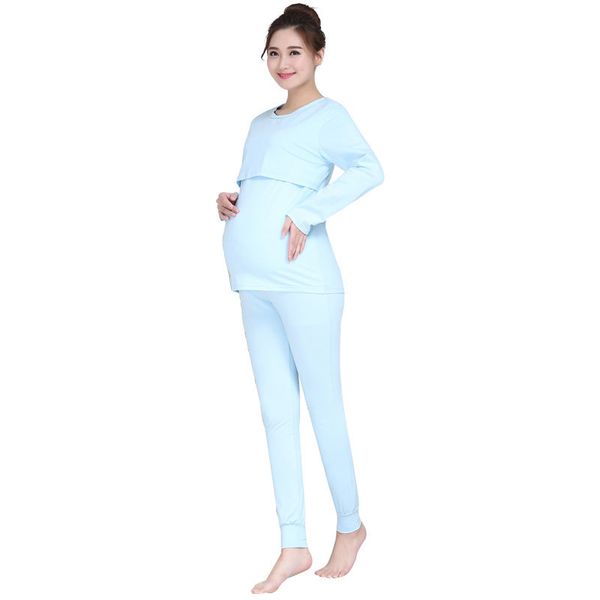 New Style Maternity Clothes Fall And Winter Clothes Pregnant WOMEN'S Long Underwear Plus-size Set Plus-size Nursing
New Style Maternity Clothes Fall And Winter Clothes Pregnant WOMEN'S Long Underwear Plus-size Set Plus-size Nursing