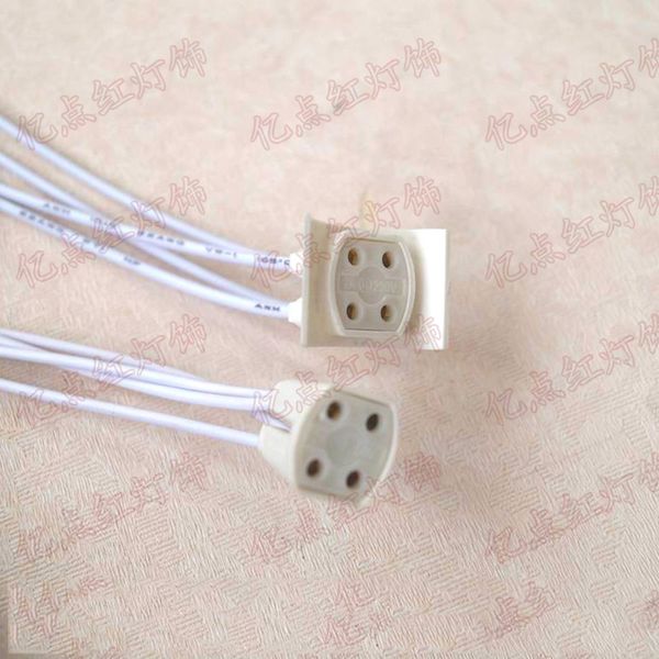 T5 T6 Ring Tubes Socket Round Tube 4 Holes Plug Wire GX10Q 4 Eyes Wire Sockets for LED Loops Tubes
T5 T6 Ring Tubes Socket Round Tube 4 Holes Plug Wire GX10Q 4 Eyes Wire Sockets for LED Loops Tubes