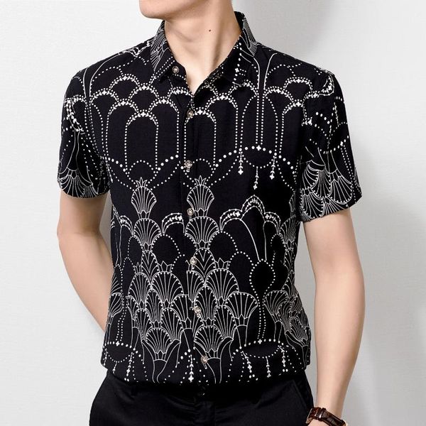 retro shirt man shirts fashion stage show dress shirt men short sleeve camisa flores hombre summer casual men, White;black
retro shirt man shirts fashion stage show dress shirt men short sleeve camisa flores hombre summer casual men, White;black