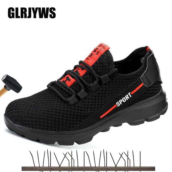 eva ultra light casual men's safety boots work shoes steel toe caps anti-puncture wear-resistant woven upper sneakers, Black
eva ultra light casual men's safety boots work shoes steel toe caps anti-puncture wear-resistant woven upper sneakers, Black