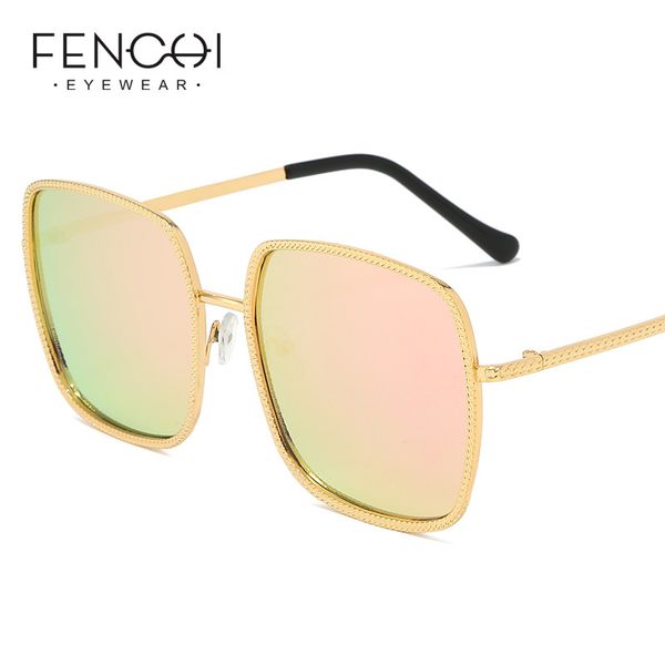 fenchi pink women sunglasses brand 2020 retro gradual chain frame square sun glasses driving eyewear female, White;black
fenchi pink women sunglasses brand 2020 retro gradual chain frame square sun glasses driving eyewear female, White;black