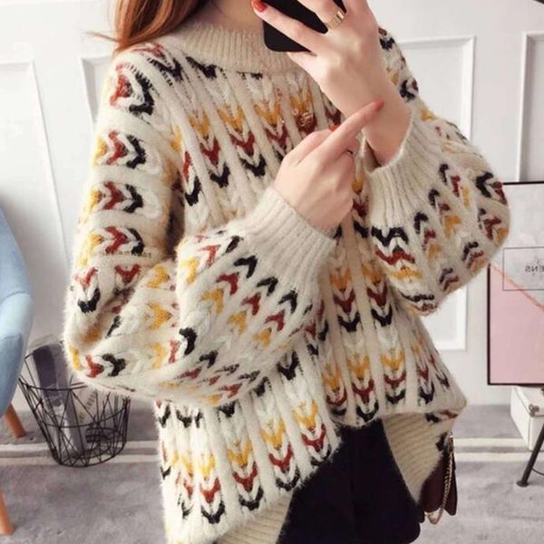 women sweaters long sleeve twist knitted women's pullovers female winter o neck ribbed warm sweaters mujer pull femme s349, White;black
women sweaters long sleeve twist knitted women's pullovers female winter o neck ribbed warm sweaters mujer pull femme s349, White;black