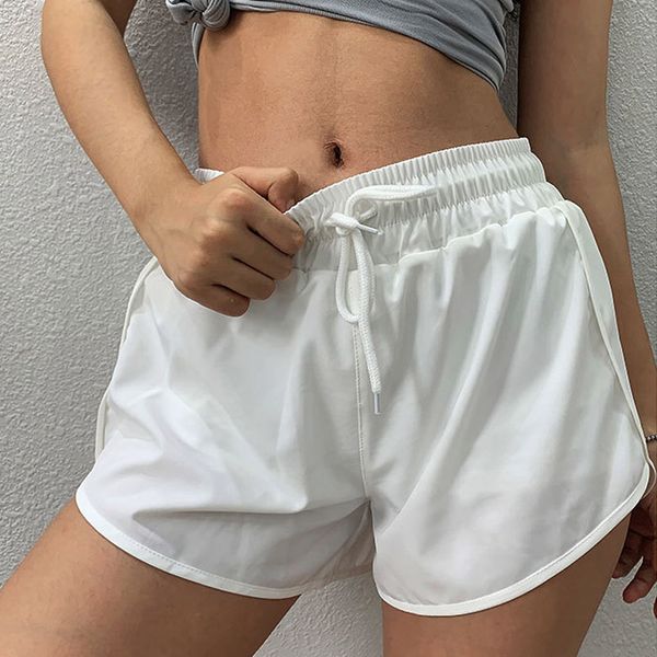 salspor casual women solid color yoga shorts cool ladies lace up sport shorts quick drying gym running workout fitness, White;red
salspor casual women solid color yoga shorts cool ladies lace up sport shorts quick drying gym running workout fitness, White;red
