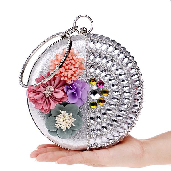 round women clutch bags evening handbags fashion luxury rhinestone crystal pearl elegant wedding party lady purse shoulder bag
round women clutch bags evening handbags fashion luxury rhinestone crystal pearl elegant wedding party lady purse shoulder bag