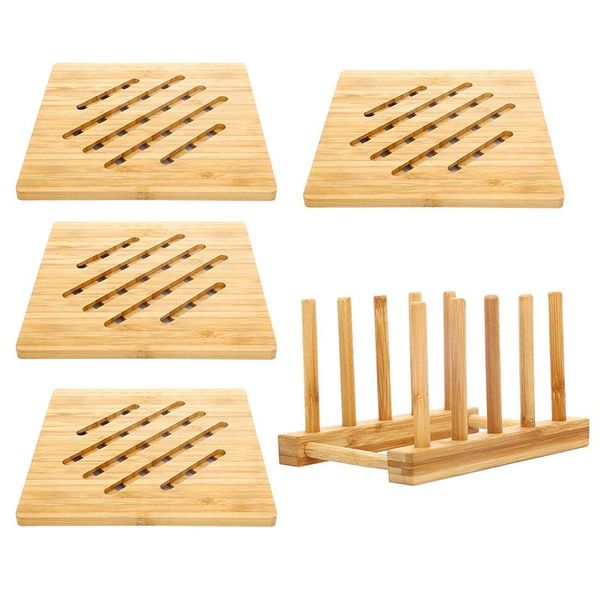 5pcs practical multi-functional durable portable non-slip pads bamboo heat insulation mats cup placemat for cups kitchen
5pcs practical multi-functional durable portable non-slip pads bamboo heat insulation mats cup placemat for cups kitchen