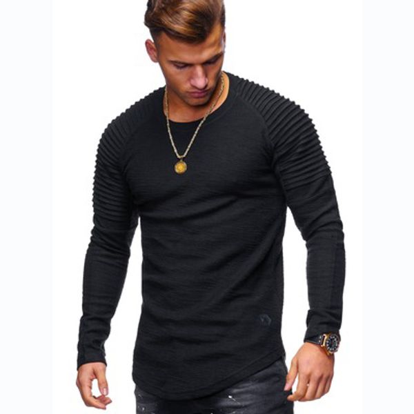 brand long sleeve bottoming shirt for mens youth solid color stripe skinny pleated shirts 2020 spring new trend fashion, White;black
brand long sleeve bottoming shirt for mens youth solid color stripe skinny pleated shirts 2020 spring new trend fashion, White;black
