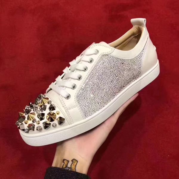 2020 дорогие мужчины женщины свадьба синий замша с strass gorgeous low top rhinestone повседневная обувь с красной подошвой дизайнерские кро, Black
2020 дорогие мужчины женщины свадьба синий замша с strass gorgeous low top rhinestone повседневная обувь с красной подошвой дизайнерские кро, Black