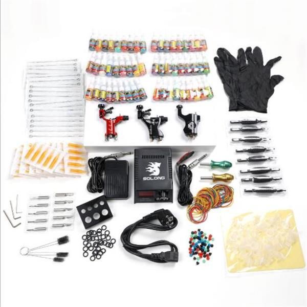 new factory complete tattoo kit 3 pro rotary machine guns 54 inks power supply needle grips tk355
new factory complete tattoo kit 3 pro rotary machine guns 54 inks power supply needle grips tk355