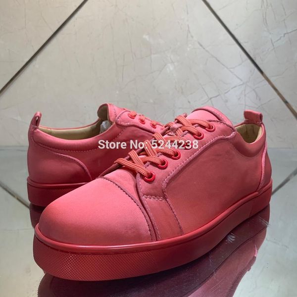 low cut handmade watermelon red silk leather rivets lace up prom men flat loafers red bottom casual loafers sports runner shoes, Black
low cut handmade watermelon red silk leather rivets lace up prom men flat loafers red bottom casual loafers sports runner shoes, Black