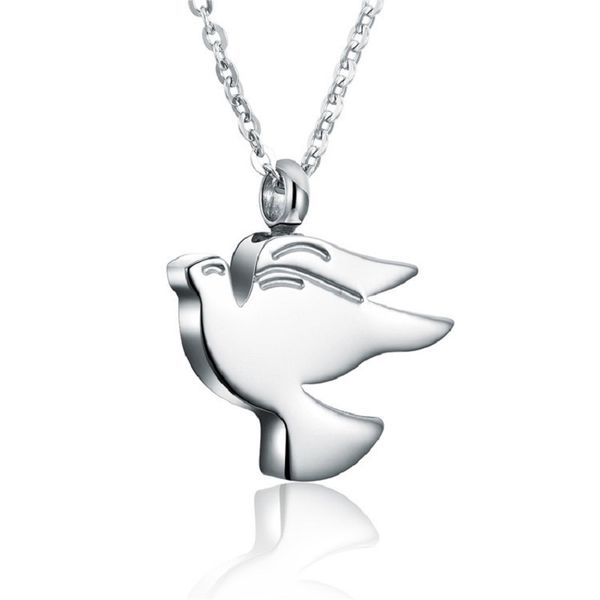 engravable pet urn jewelry peace dove stainless steel cremation pendant necklace for women men memorial jewellery, Silver
engravable pet urn jewelry peace dove stainless steel cremation pendant necklace for women men memorial jewellery, Silver