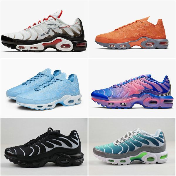 2020 new tn plus decon wmns mens running shoes tns total orange dark grey racer blue sunset pulse sports sneakers des chaussures
2020 new tn plus decon wmns mens running shoes tns total orange dark grey racer blue sunset pulse sports sneakers des chaussures