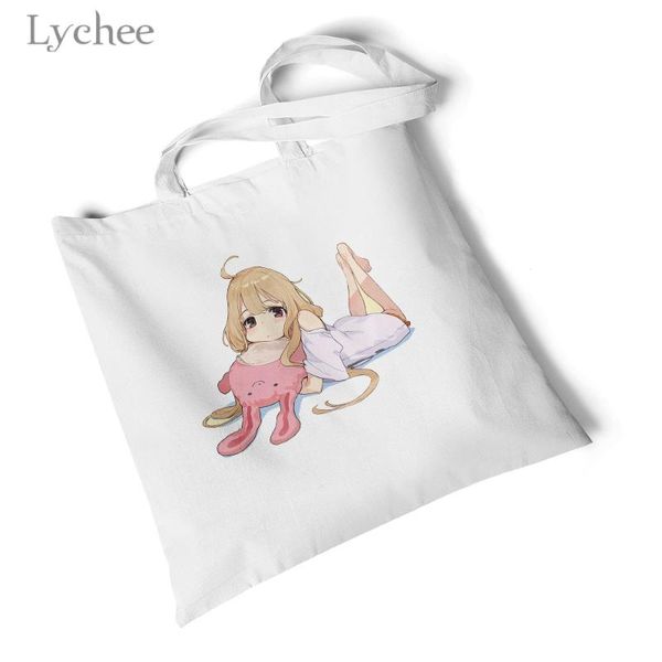 lychee harajuku anime girl character print shoulder bags ladies handbags canvas tote bag travel women reusable shopper bags
lychee harajuku anime girl character print shoulder bags ladies handbags canvas tote bag travel women reusable shopper bags
