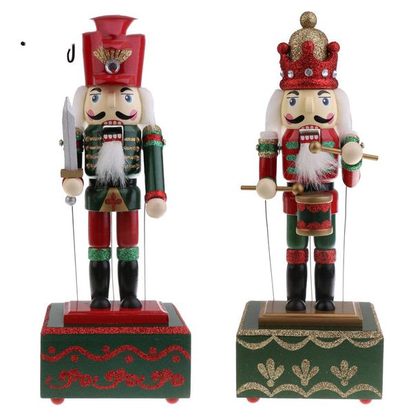 новый дизайн 2 шт 32см деревянные ручная роспись рождественский щелкунчик music box игрушка xmas декор орнамент -soldier ударник
новый дизайн 2 шт 32см деревянные ручная роспись рождественский щелкунчик music box игрушка xmas декор орнамент -soldier ударник
