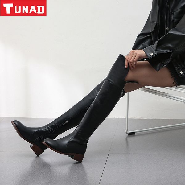 2019 fashion square heel over the knee shoes women's shoes women's winter warm thigh high boots high heels casual knight boots, Black
2019 fashion square heel over the knee shoes women's shoes women's winter warm thigh high boots high heels casual knight boots, Black