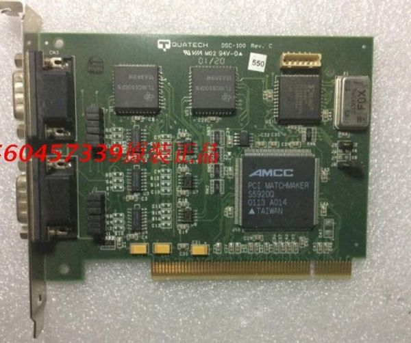 100% испытала работу идеально подходит для quatech dsc-100 rev.c pci pn 930-3008-05c
100% испытала работу идеально подходит для quatech dsc-100 rev.c pci pn 930-3008-05c