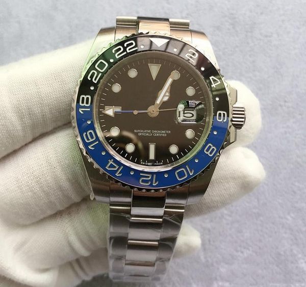 v3 automatic sapphire waterproof 2813 version mens clasp batman new mechanical eta gmt 50m ceramic bezel stainless steel solid watch to erev, Slivery;brown
v3 automatic sapphire waterproof 2813 version mens clasp batman new mechanical eta gmt 50m ceramic bezel stainless steel solid watch to erev, Slivery;brown