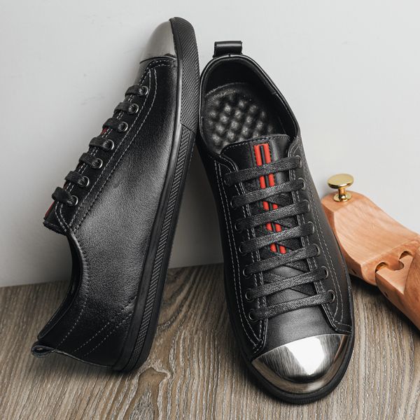 2020 original casual shoes for men wearable walking shoes mens genuine leather casual sneakers man good quality flats men, Black
2020 original casual shoes for men wearable walking shoes mens genuine leather casual sneakers man good quality flats men, Black