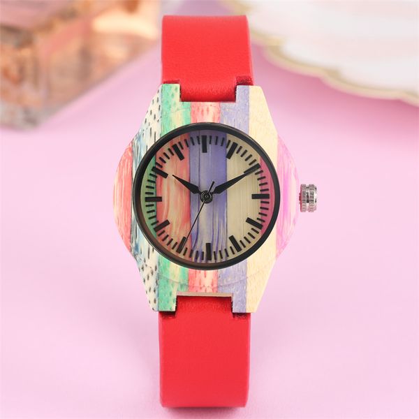 female bamboo wood watch elegant red pu leather wristwatch luxury lady natural wooden clock unique colorful bamboo watches, Slivery;brown
female bamboo wood watch elegant red pu leather wristwatch luxury lady natural wooden clock unique colorful bamboo watches, Slivery;brown