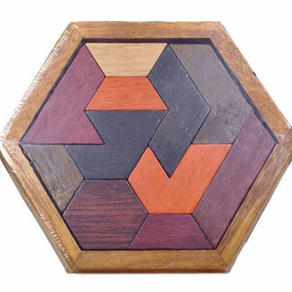 Hexagon puzzel wood toy for children educational block vintage wooden toy
Hexagon puzzel wood toy for children educational block vintage wooden toy